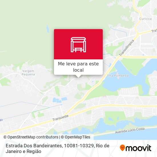 Estrada Dos Bandeirantes, 10081-10329 mapa