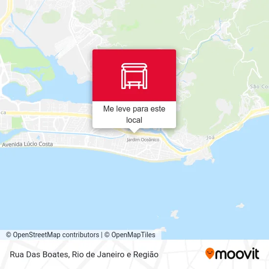 Rua Das Boates mapa