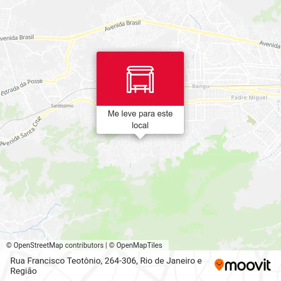 Rua Francisco Teotônio, 264-306 mapa