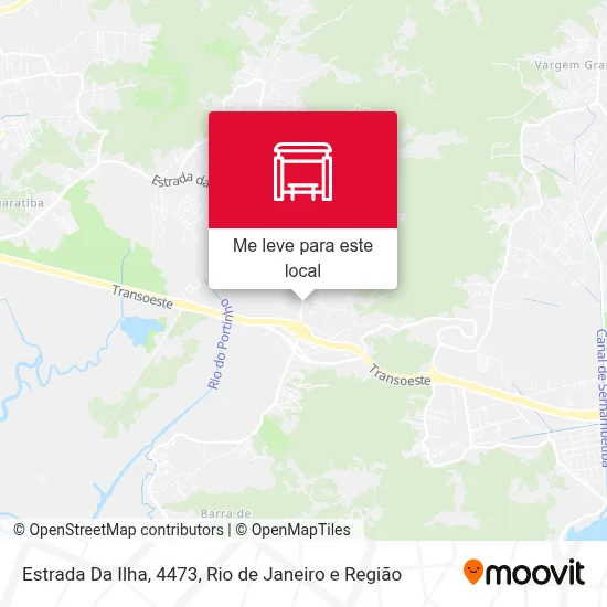 Estrada Da Ilha, 4473 mapa