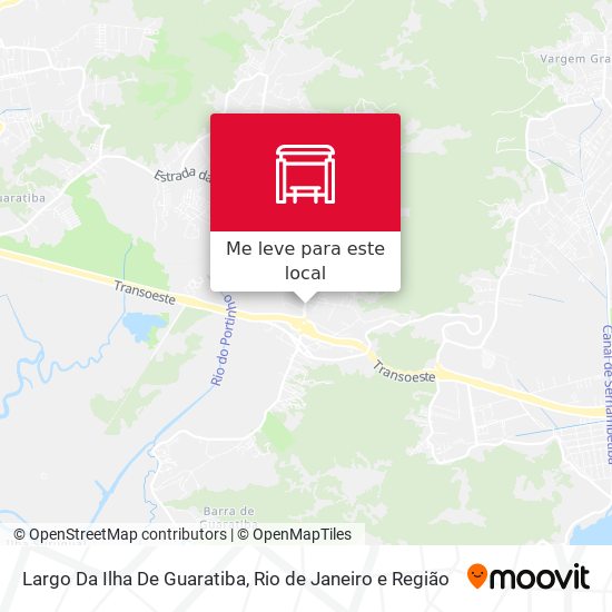 Largo Da Ilha De Guaratiba mapa