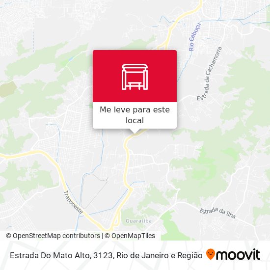 Estrada Do Mato Alto, 3123 mapa