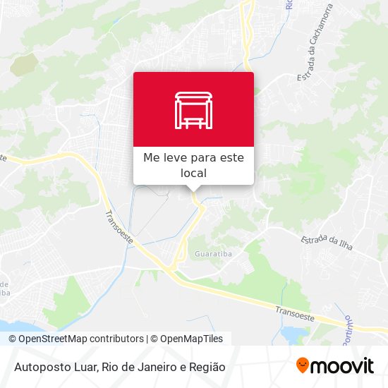Autoposto Luar mapa