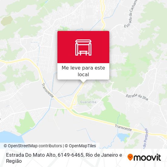 Estrada Do Mato Alto, 6149-6465 mapa