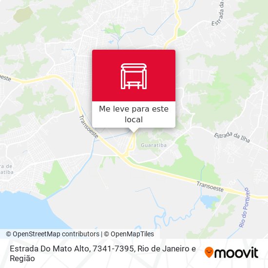 Estrada Do Mato Alto, 7341-7395 mapa