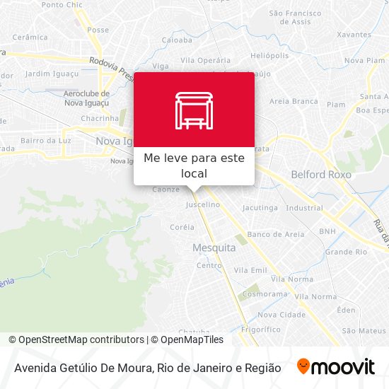 Avenida Getúlio De Moura mapa