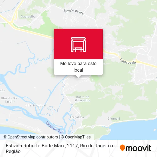 Estrada Roberto Burle Marx, 2117 mapa