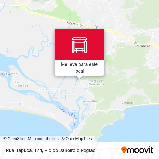 Rua Itapuca, 174 mapa