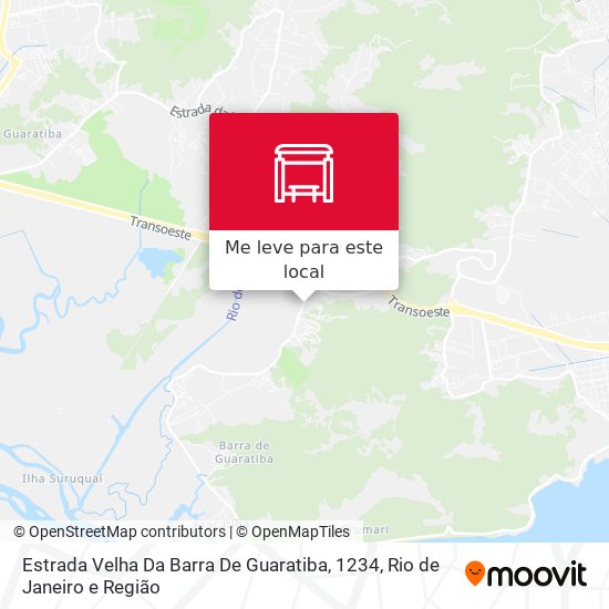 Estrada Velha Da Barra De Guaratiba, 1234 mapa