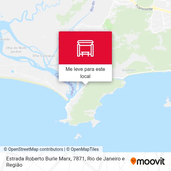 Estrada Roberto Burle Marx, 7871 mapa