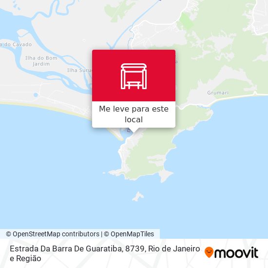 Estrada Da Barra De Guaratiba, 8739 mapa