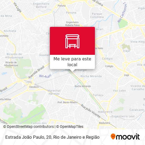 Estrada João Paulo, 20 mapa