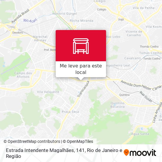 Estrada Intendente Magalhães, 141 mapa