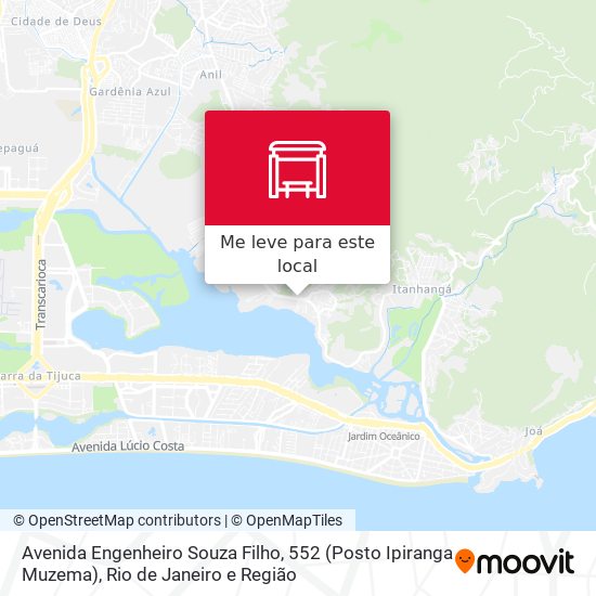 Avenida Engenheiro Souza Filho, 552 (Posto Ipiranga Muzema) mapa