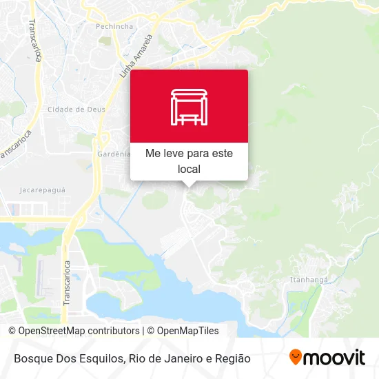 Bosque Dos Esquilos mapa