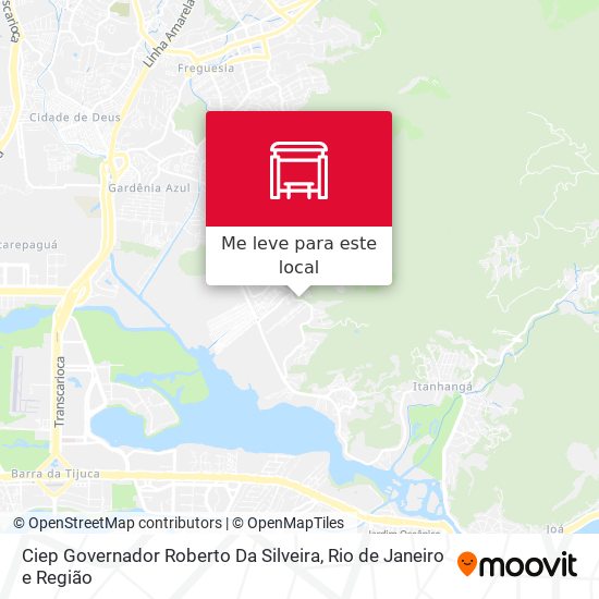 Ciep Governador Roberto Da Silveira mapa