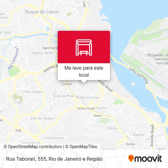Rua Taborari, 555 mapa