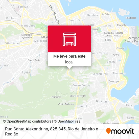 Rua Santa Alexandrina, 825-845 mapa