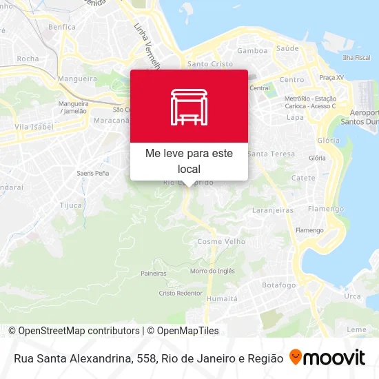 Rua Santa Alexandrina, 558 mapa