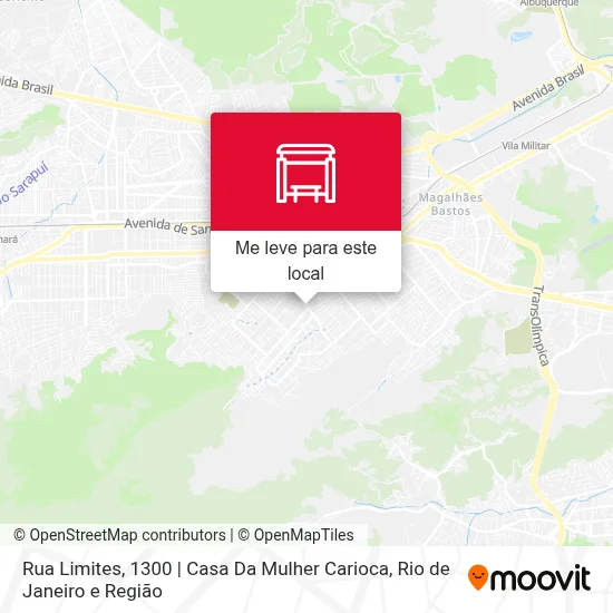 Rua Limites, 1300 | Casa Da Mulher Carioca mapa