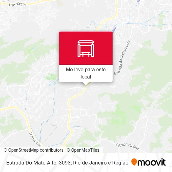 Estrada Do Mato Alto, 3093 mapa