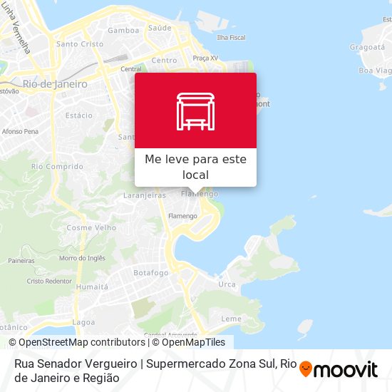 Rua Senador Vergueiro | Supermercado Zona Sul mapa
