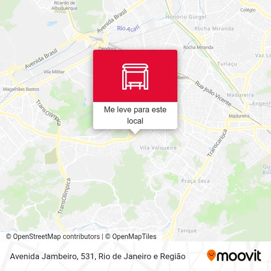 Avenida Jambeiro, 531 mapa