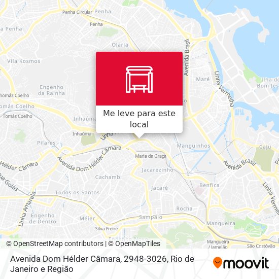 Avenida Dom Hélder Câmara, 2948-3026 mapa