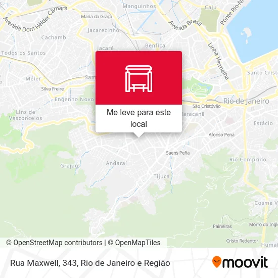 Rua Maxwell, 343 mapa