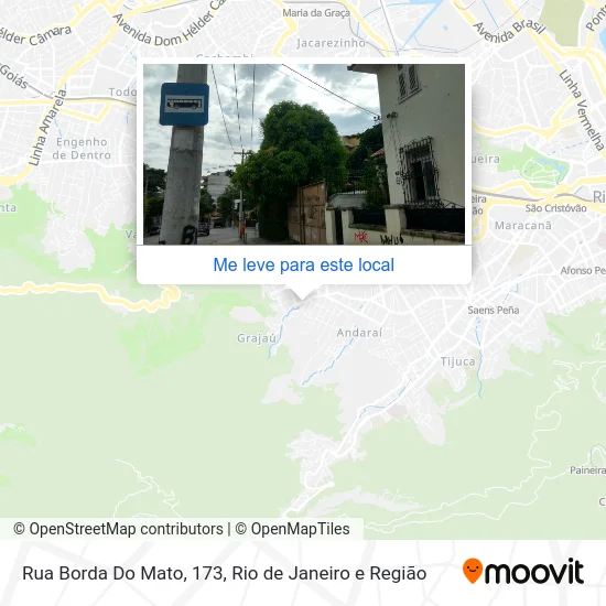 Rua Borda Do Mato, 173 mapa