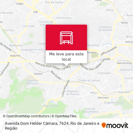 Avenida Dom Hélder Câmara, 7624 mapa
