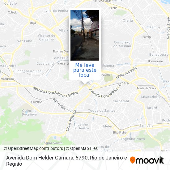 Avenida Dom Hélder Câmara, 6790 mapa