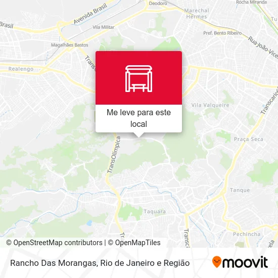 Rancho Das Morangas mapa