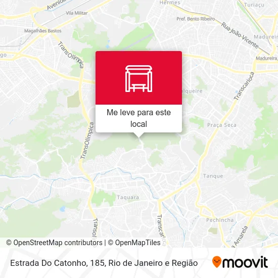 Estrada Do Catonho, 185 mapa