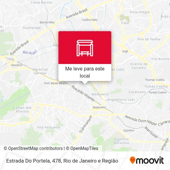 Estrada Do Portela, 478 mapa