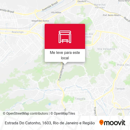 Estrada Do Catonho, 1603 mapa