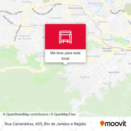 Rua Canavieiras, 605 mapa