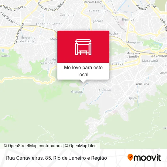 Rua Canavieiras, 85 mapa