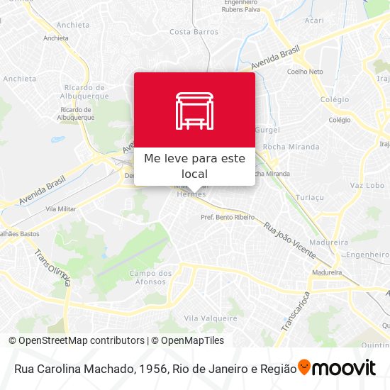 Rua Carolina Machado, 1956 mapa