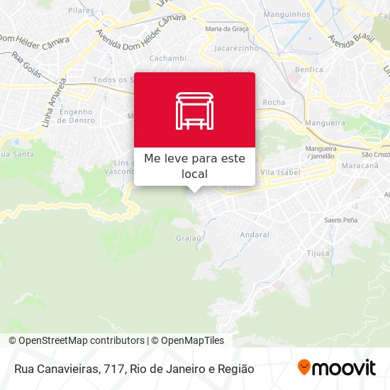 Rua Canavieiras, 717 mapa