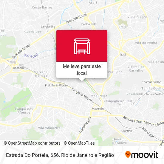 Estrada Do Portela, 656 mapa