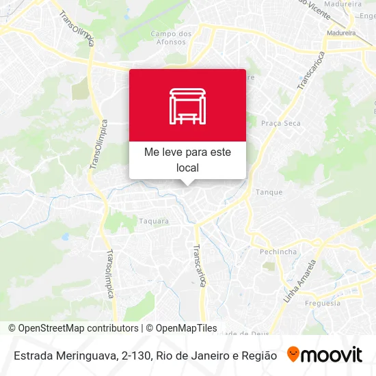 Estrada Meringuava, 2-130 mapa