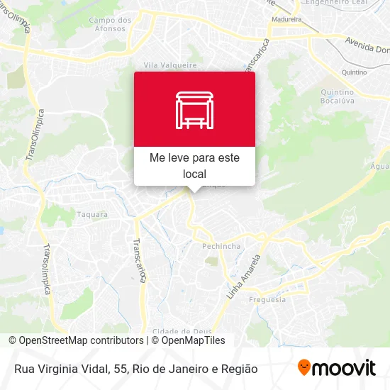 Rua Virginia Vidal, 55 mapa