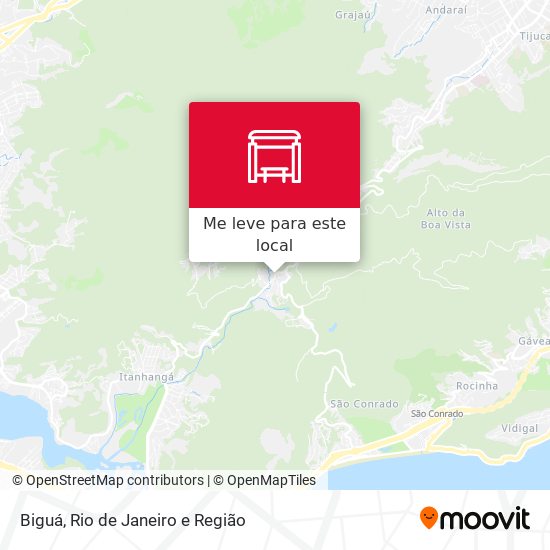 Biguá mapa