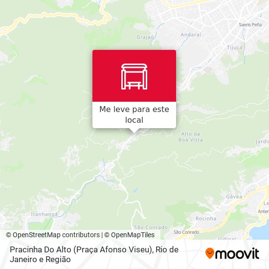 Pracinha Do Alto (Praça Afonso Viseu) mapa
