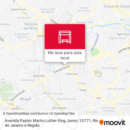 Avenida Pastor Martin Luther King Junior, 10771 mapa