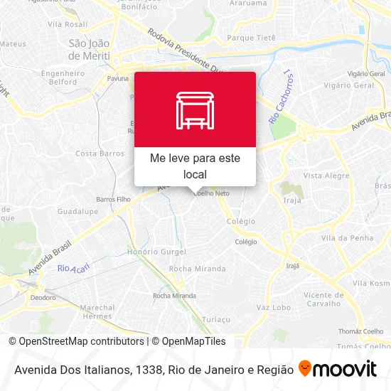 Avenida Dos Italianos, 1338 mapa