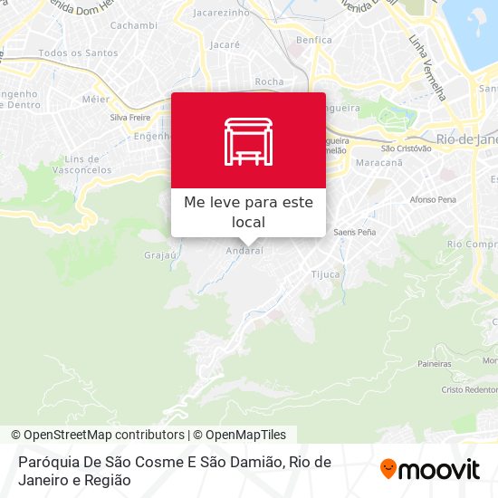 Paróquia De São Cosme E São Damião mapa