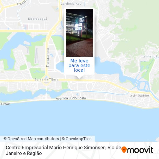 Centro Empresarial Mário Henrique Simonsen mapa