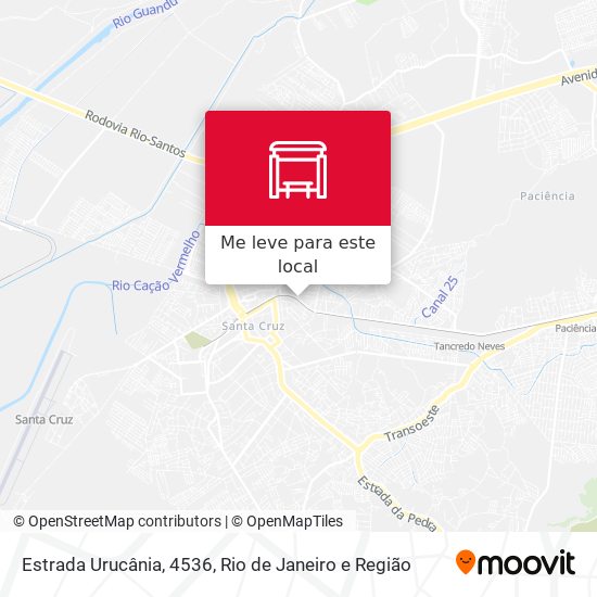 Estrada Urucânia, 4536 mapa